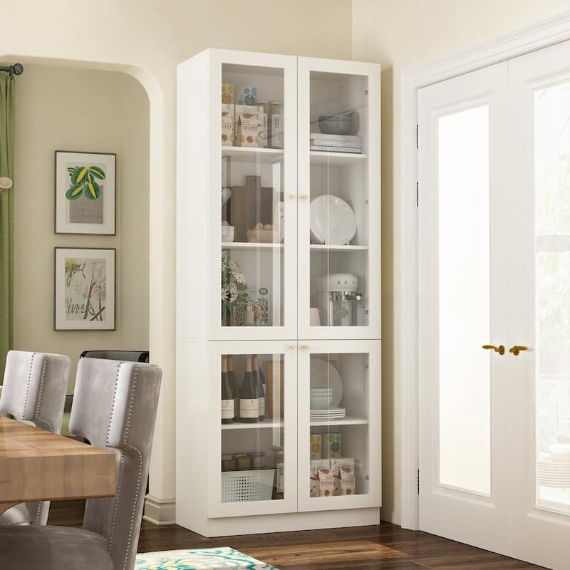 Kitchen Pantry Storage Cabinet Utility Buffet,modular Cupboard Pantry - 31.5"W x15.7"D