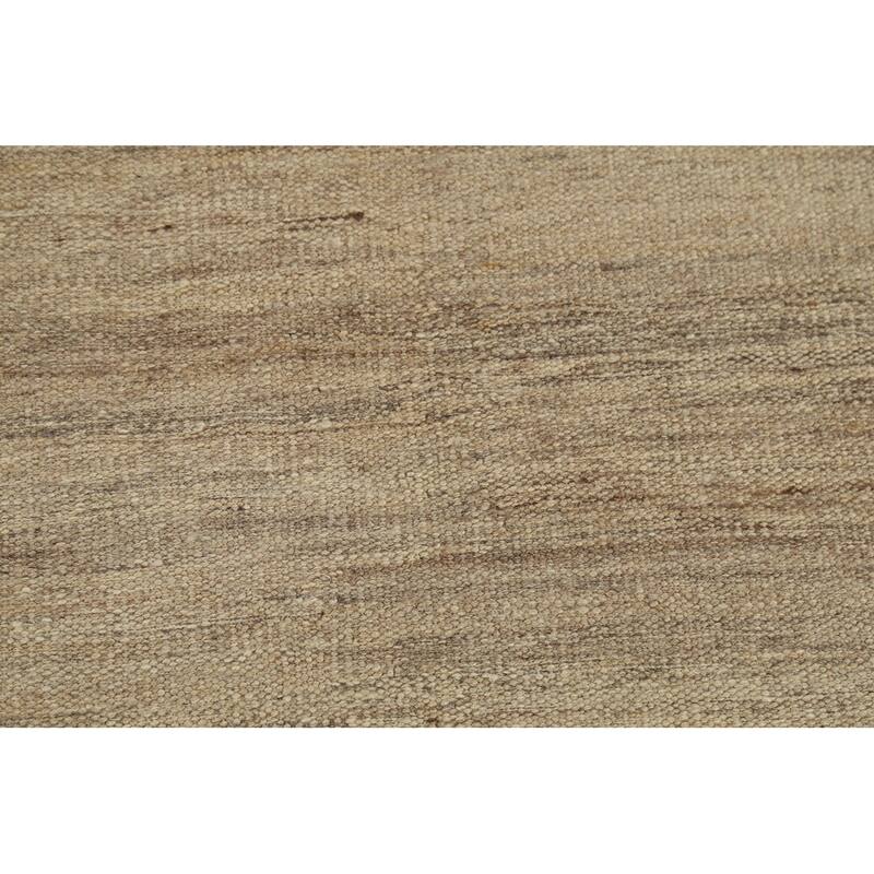 Kilim Persian Vintage Area Rug Flatweave Wool Carpet - 4'11"x 6'7"