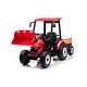 preview thumbnail 25 of 27, 24V Battery Powered Kids Tractor Ride-On with Functional Loader and Digger
