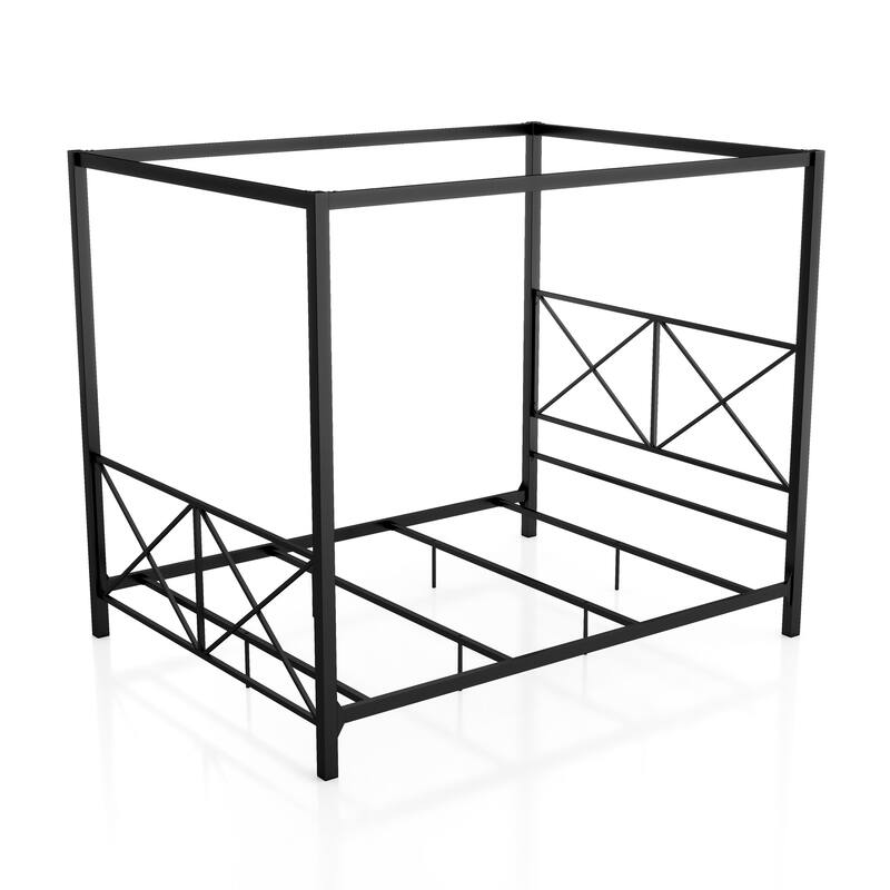 Furniture of America Rosemarie Canopy Metal Bed