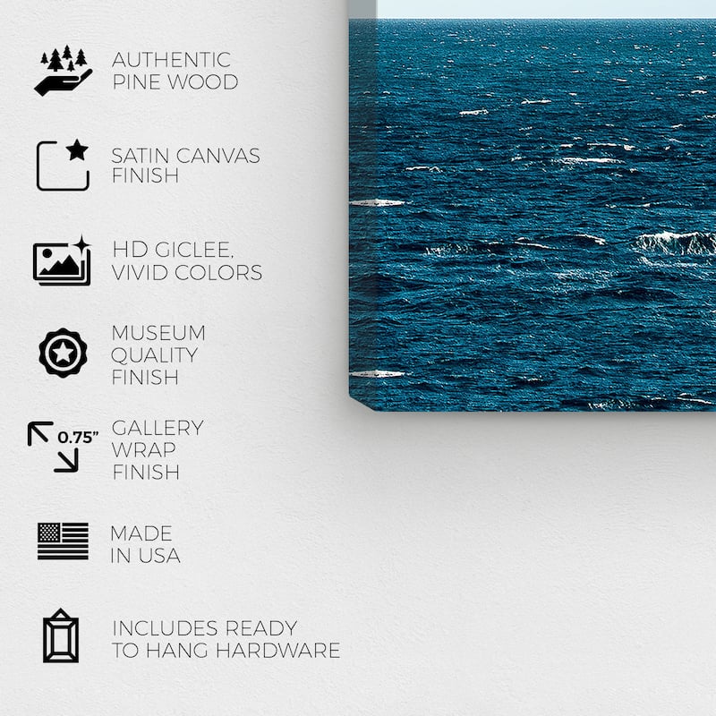 Wynwood Studio Canvas Nautical and Coastal Pacific Sea Life I Blue and Nautical & Coastal Wall Art Canvas Print