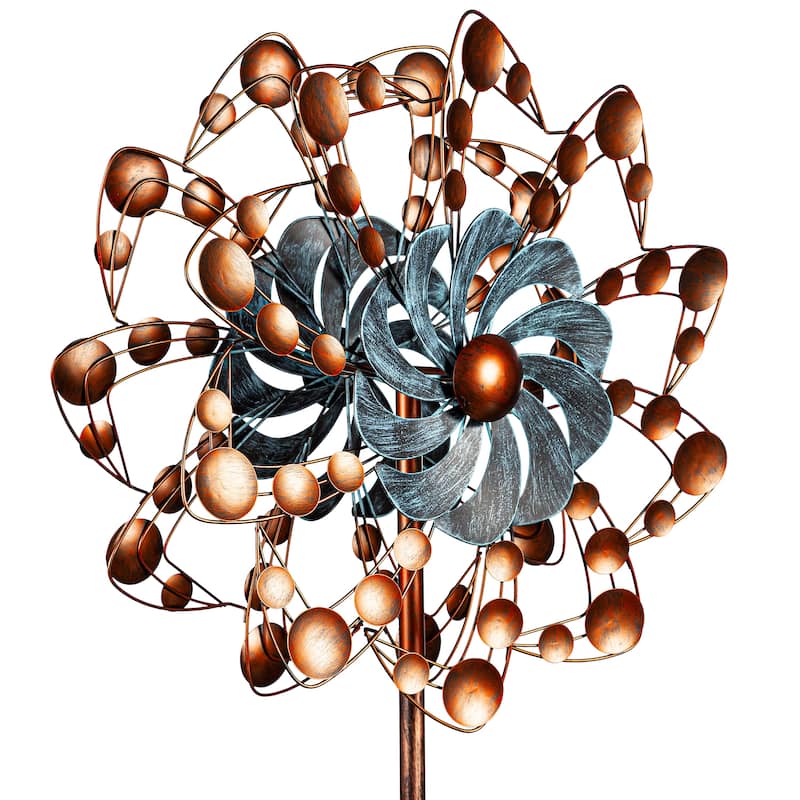 75"H Bubble Flower Wind Spinner