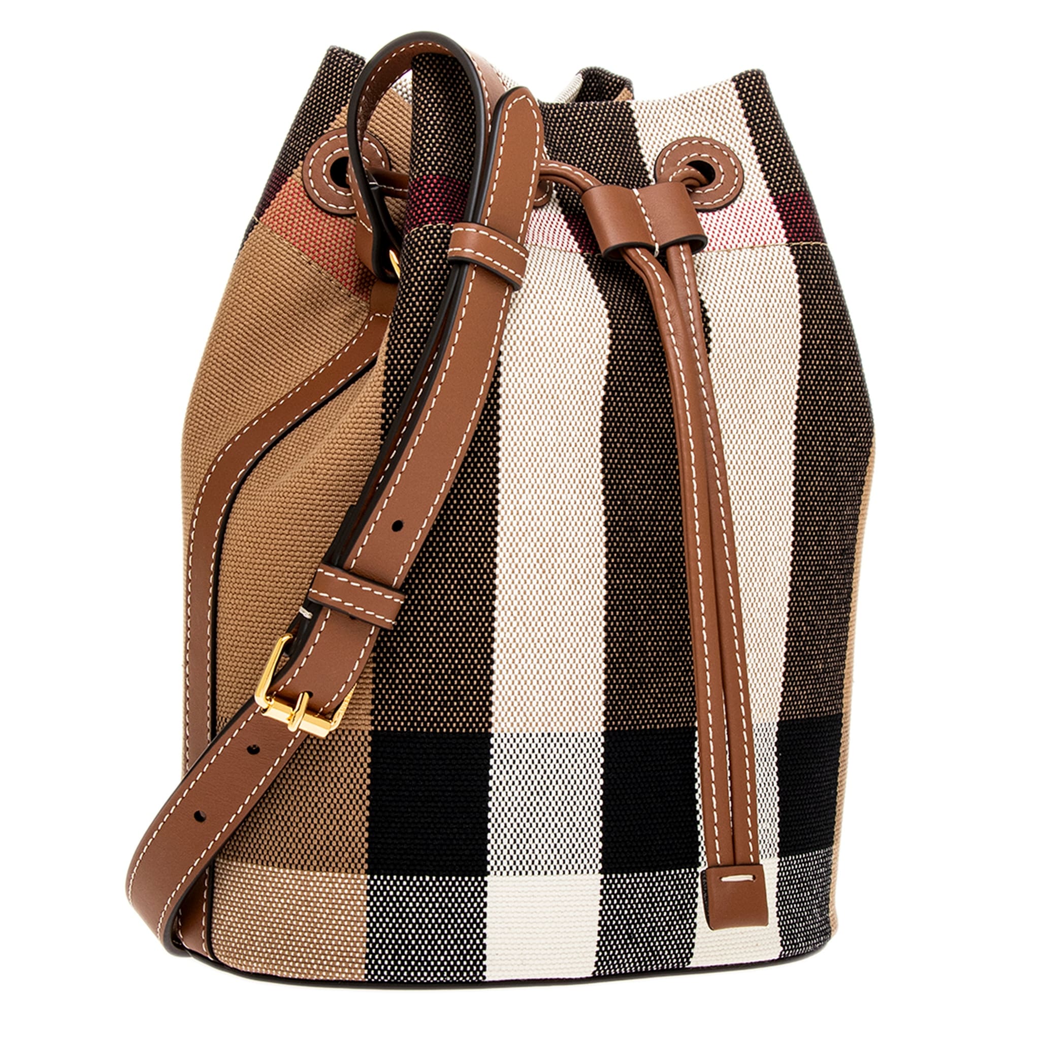 Burberry Small Canvas Bucket Bag - Overstock - 43153751 Burberry Small Canvas Bucket Bag - Overstock - 43153751