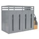 preview thumbnail 34 of 35, Contemporary Design Twin Loft Bed with Two-Tone Storage Stairs and Large Pull-Out Wardrobes, Smooth Sliding Mechanism, White