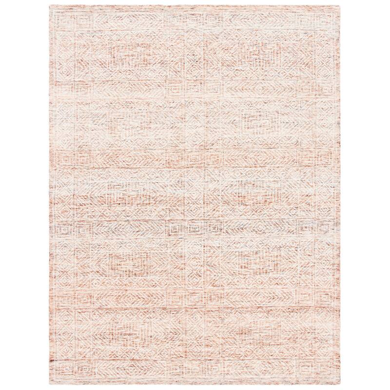 SAFAVIEH Handmade Capri Virjiniya Modern Wool Rug - 9' x 12' - Brown/Beige