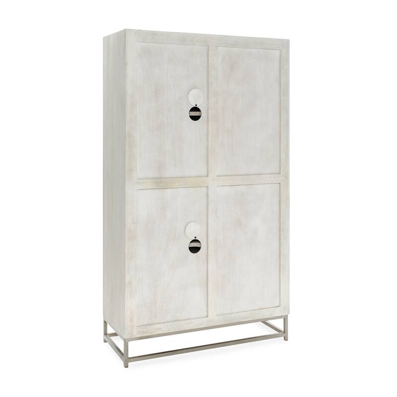 Classic Home Adina Mango Wood Tall Cabinet