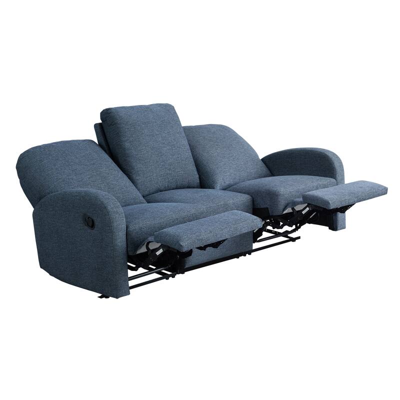 Relax-A-Lounger Parker Reclining Sofa in Woven Polyester Fabric