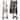 Costway LED Jewelry Cabinet Organizer Bevel Edge Mirrored Standing