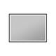 Wall Mounted Back Light Bathroom Framed LED Mirror Anti- Fog With Dimmable Light Touch Sensor And Memory Function