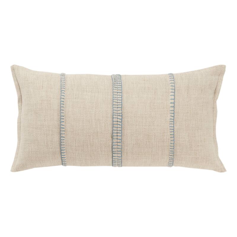 Rizzy Home Woven Poly Filled Decorative Pillow 14"x26"