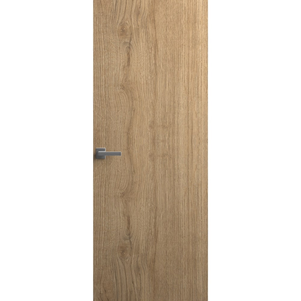 Solid Hidden Door with Handle Planum 0010 Split Wood