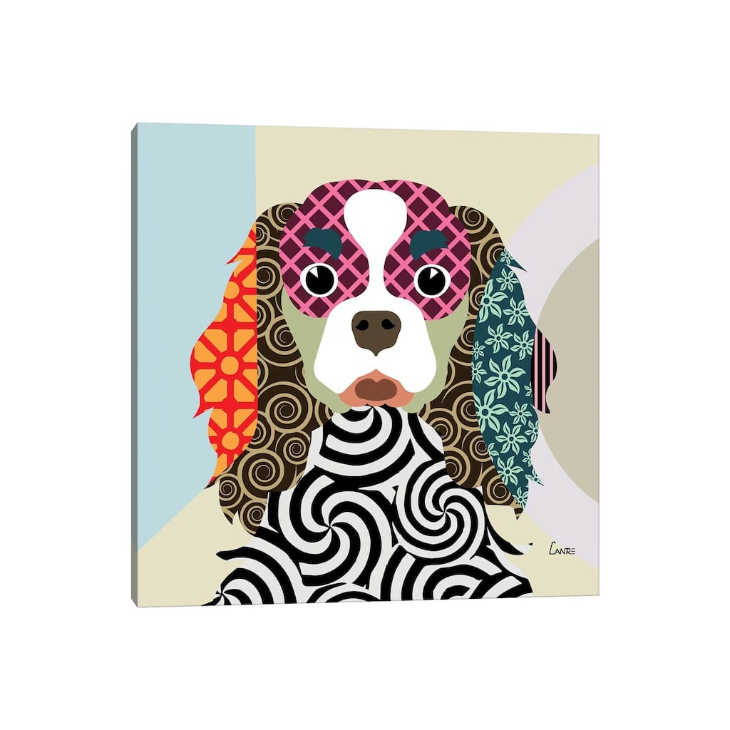 iCanvas "Cavalier King Charles Spaniel" by Lanre Studio Canvas Print
