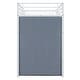 preview thumbnail 54 of 61, Loft Metal Bed with Desk,Shelves,Power Outlet,LED Light and Wardrobe