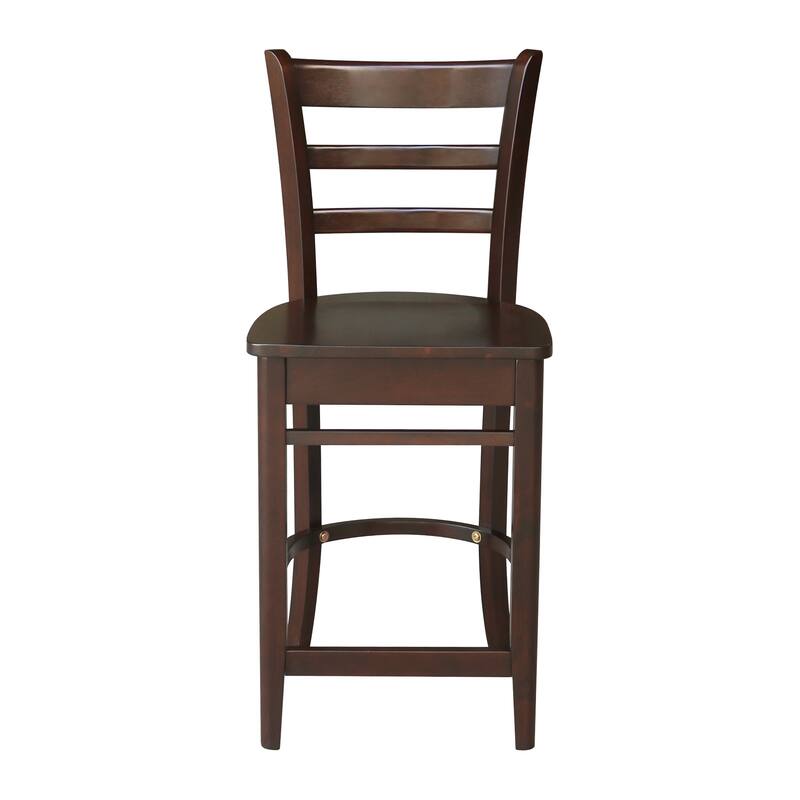 International Concepts Solid Wood Emily Dining Stool