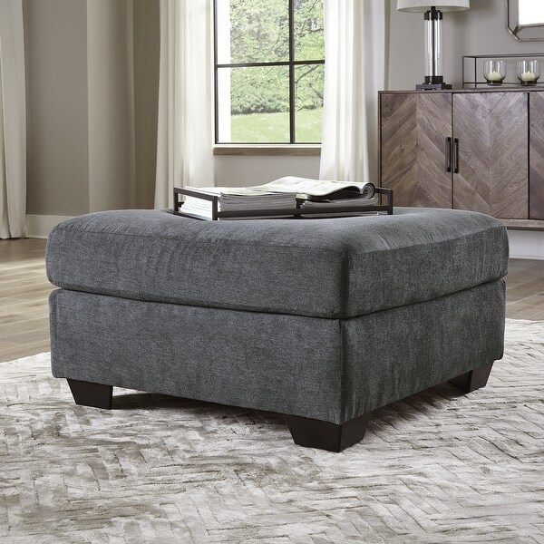 Ashley Furniture Ambrielle Gray Oversized Accent Ottoman On Sale