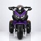 preview thumbnail 20 of 58, 12V Kids Electric Ride-On Motorcycle with Manual Throttle, LED Wheel Lights, Bluetooth Music- Battery Powered Motorbike