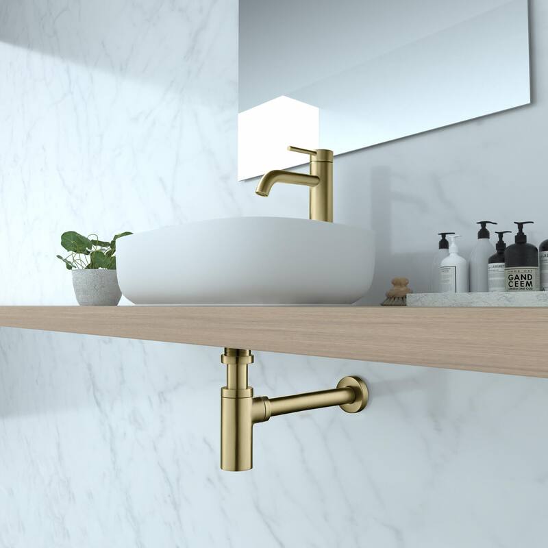 Bathroom Sink Decorative Round Bottle Trap