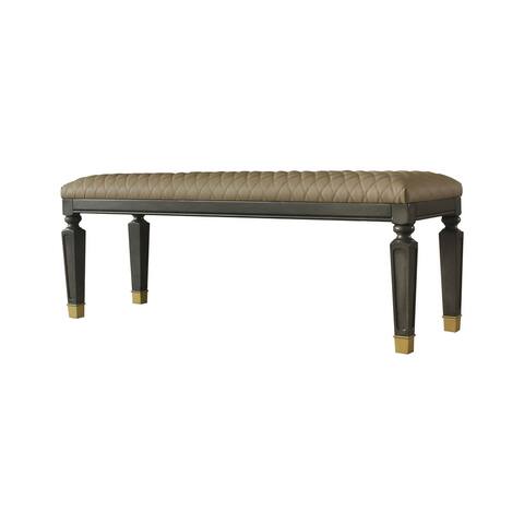 ACME Marchesa Bench in Tan and Tobacco