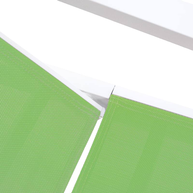 Marlin Rust-Resistant Aluminum Chaise Lounge - Adjustable 4-Position Outdoor Tanning Chair with Armrests