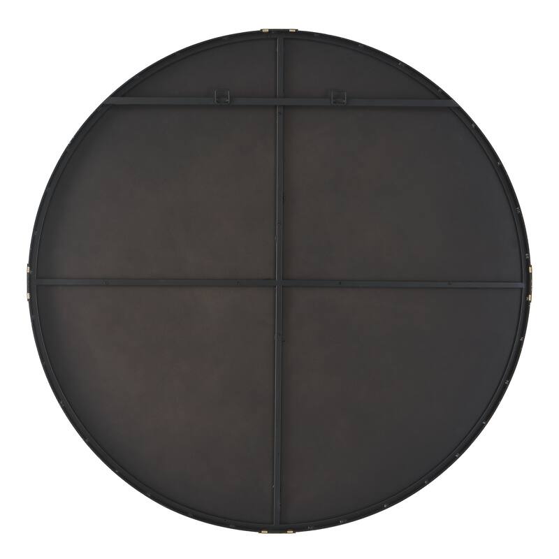Uttermost Clip Modern Round Mirror - 43"W X 43"H X 2"D