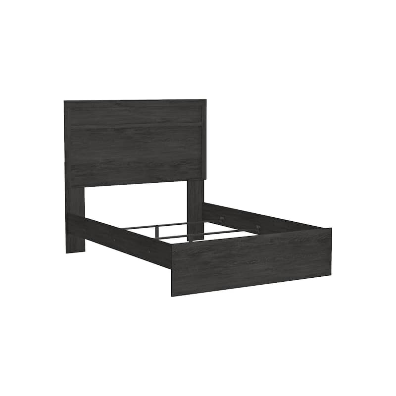 Belachime Black Panel Bed
