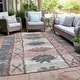 preview thumbnail 15 of 84, Machine Washable Indoor/Outdoor Tribal Global Chantille Rug
