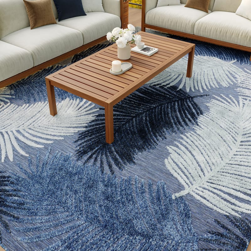 Nourison Suncoast Indoor/Outdoor Nature Area Rug.