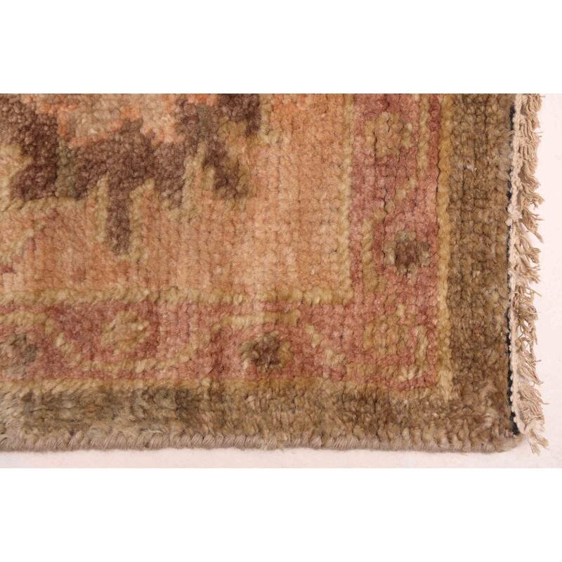 ECARPETGALLERY Hand-knotted Modern Oushak Brown, Taupe Wool Rug - 8'0 x 10'3