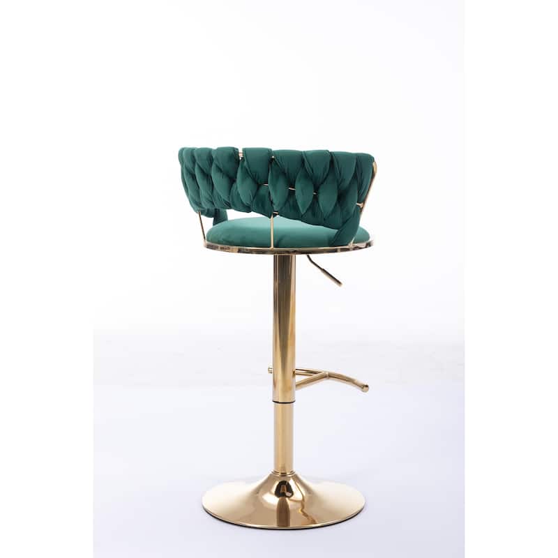 Ostweer Furniture Set of 2 Simple Bar Stool - Cream