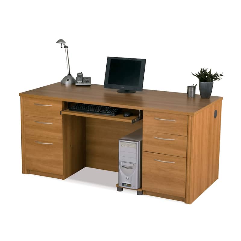 Bestar Embassy Collection Double Pedestal Office Desk