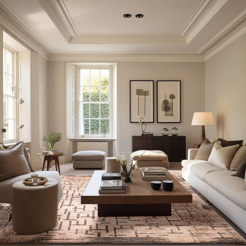 ECARPETGALLERY Hand-knotted Legacy Tan Silk, Wool Rug - 9'11 x 14'0