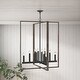 preview thumbnail 3 of 18, Acroma 12 Light Modern Farmhouse Rustic Pendant Chandelier-UL Certified