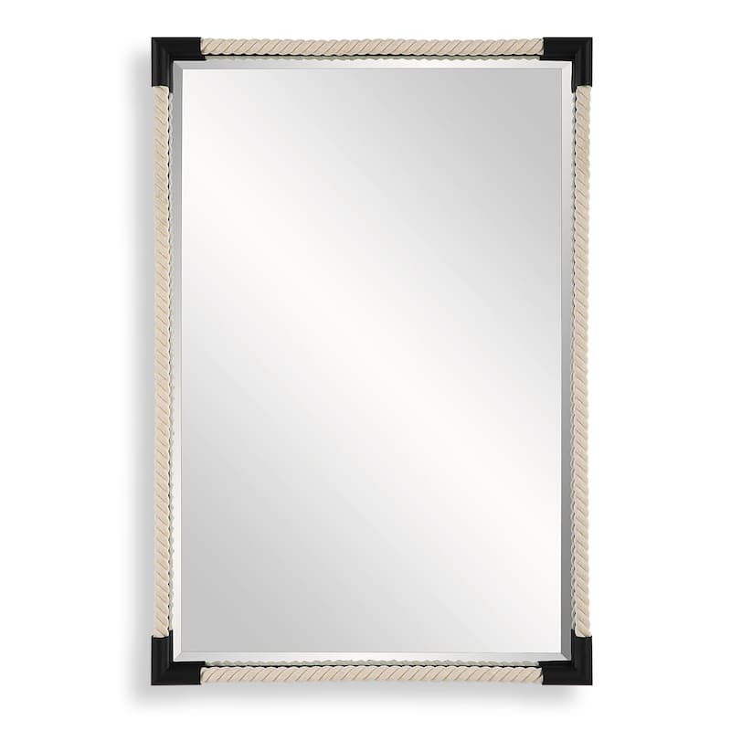 Twisted Rope Rectangular Wall Mirror - 36"