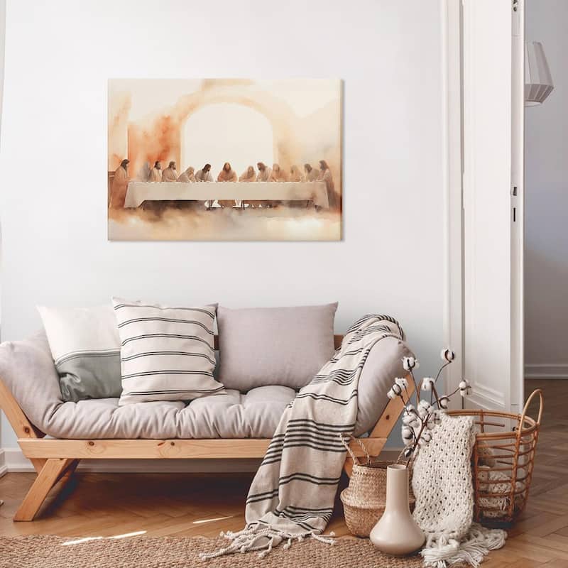 Jesus Last Supper Canvas Wall Art
