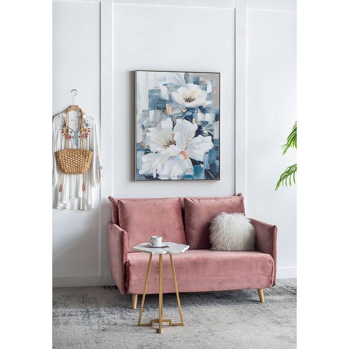 32.5" x 40" Large Rectangle Framed Wall Art Flower Canvas Print, Home Decor for Living Room Kitchen Foyer Office