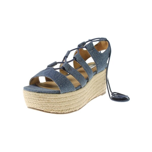 steve madden strappy platform sandals