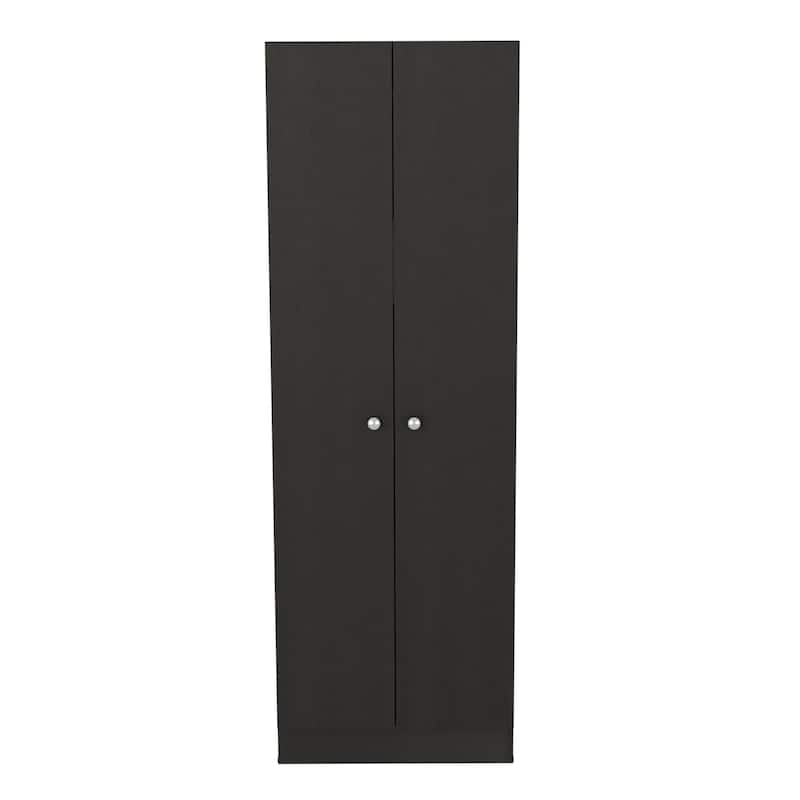 TUHOME Plymouth Multistorage Kitchen Cabinet with 5 Shelves - Espresso