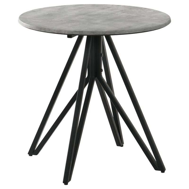 Garfield Cement 2-piece Round SmartTop Coffee and End Table Set