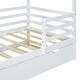 preview thumbnail 28 of 41, Twin Size Solid Wood House Bed with Trundle, Fence and Writing Board for Kids, Boys and Girls, Bedroom
