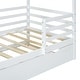preview thumbnail 14 of 12, White Twin Size Solid Wood House Bed with Trundle, Fence and Writing Board for Kids, Boys and Girls, Bedroom