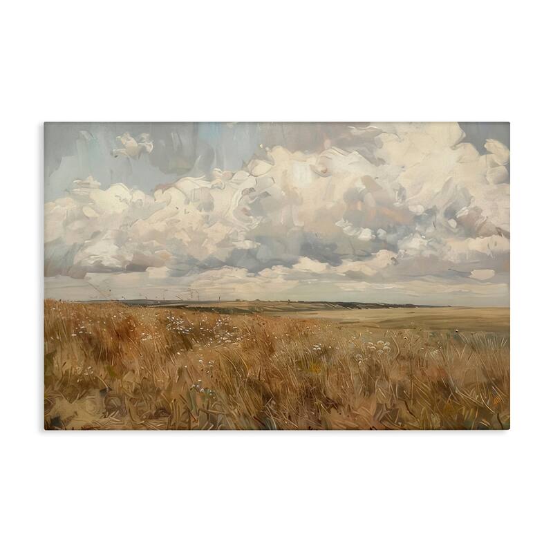 Stupell Wide Open Farm Field Canvas Wall Art Design By LSR Creative Studio - 45 x 30