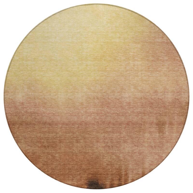 Machine Washable Indoor/ Outdoor Modern Dawn Chantille Rug