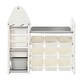preview thumbnail 5 of 16, Kids Toy Storage Organizer with 14 Bins  Gray
