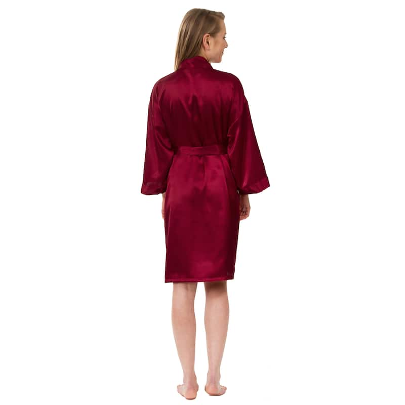 Women's Silky Satin Robe