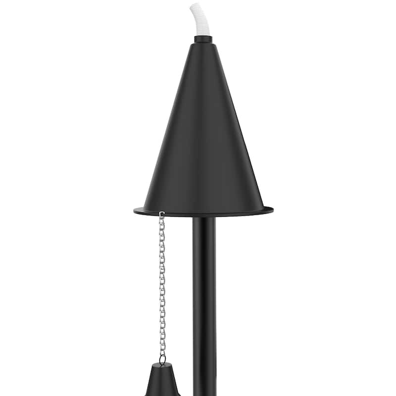 Small Hawaiian Cone Tiki Torch