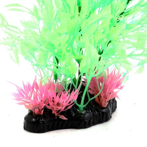 12 Plastic Decorative Plant Aquarium Terrarium Reptiles Tank Decor 19 X 11 X 31 Cm 7 48 X 4 33 X 12 20 L W H On Sale Overstock 24152632