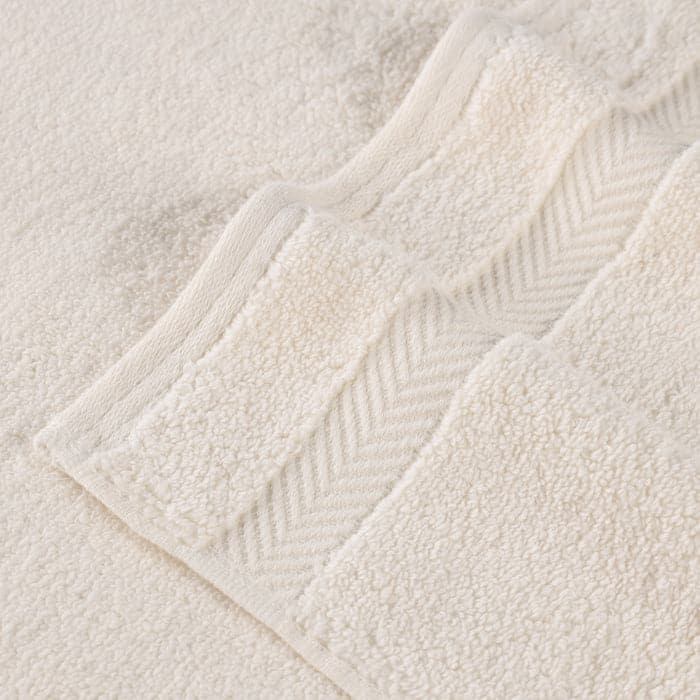 Superior Zero Twist Cotton Solid Soft Absorbent Hand Towel Set of 6