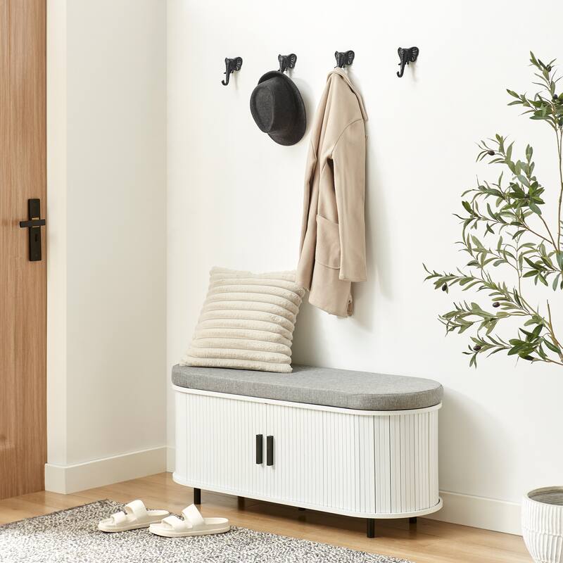 4 Piece Elephant Head with Trunk Decorative Wall Hook Set