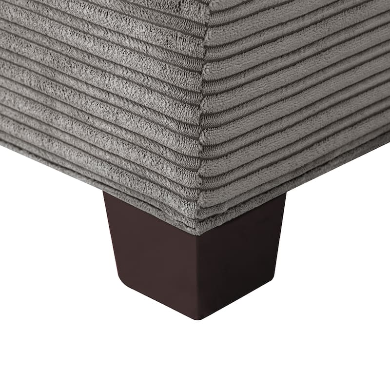 87-in Modern 3-Seater Upholstered Sofa Couch Chenille Design for Living Room
