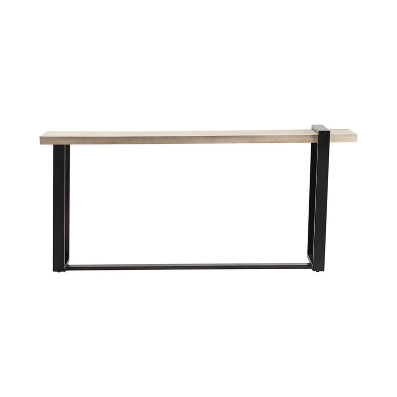 Matthews Console Table - 80x16x36 - 80x16x36 - Cream - Wood